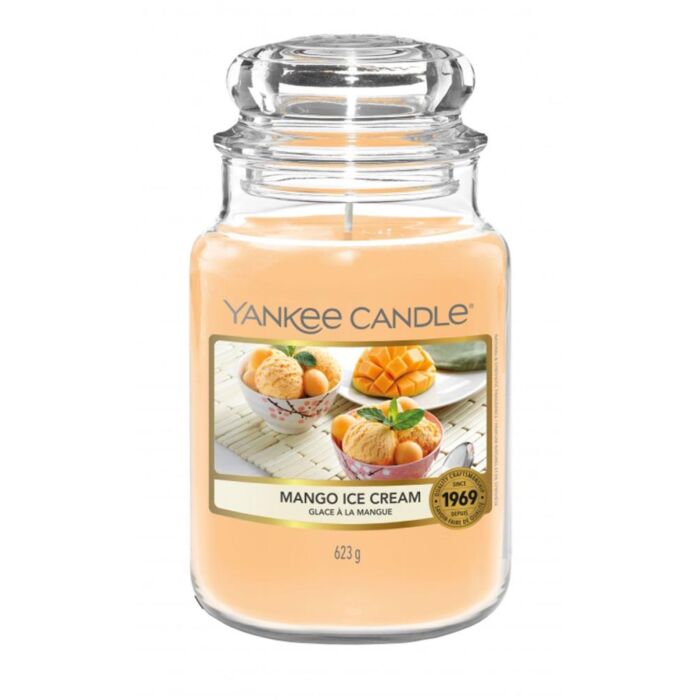 Yankee Candle - Mango Ice Cream - Large Jar